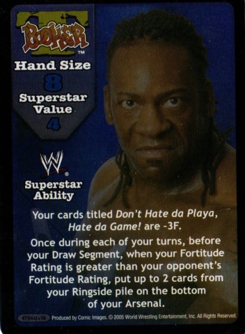 Booker T Superstar Card (SS3)